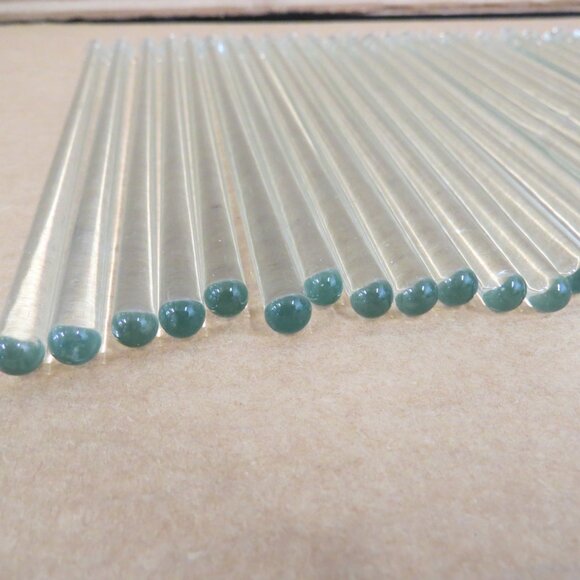 Lot of 30 Chemistry Medical Lab 8" Ball End Glass Rods Stirrers Agitators - Picture 5 of 7